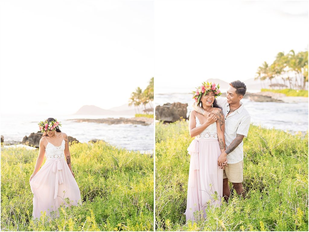 Four Seasons Oahu Engagement Photos