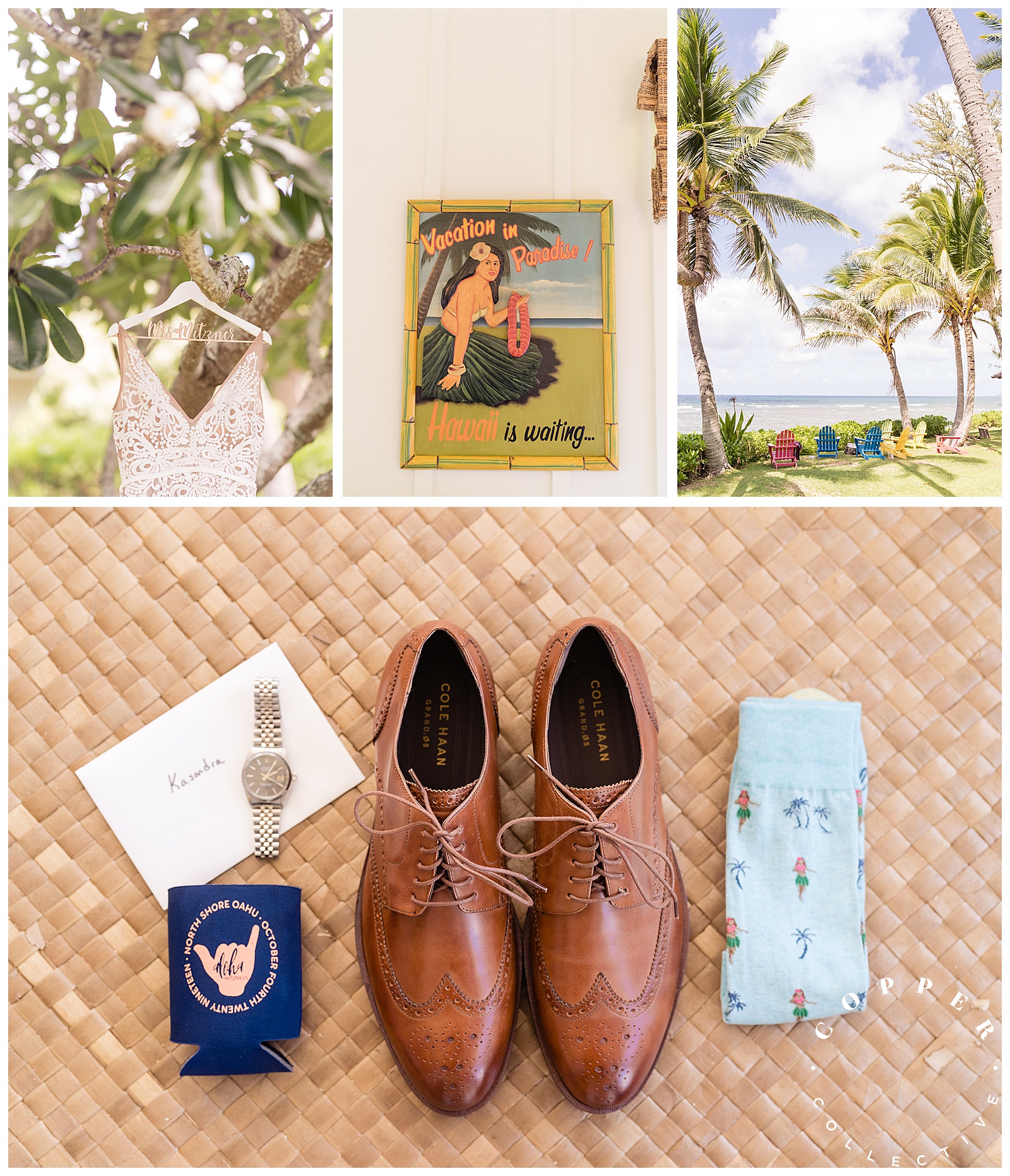Getting ready details, Oahu Hawaii wedding